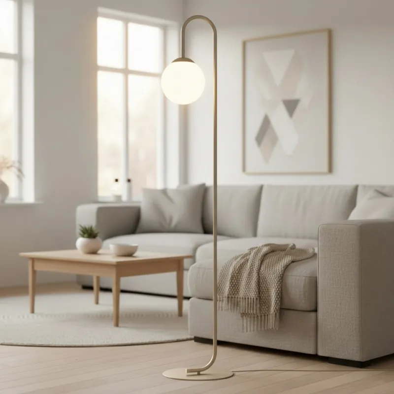 Stojací lampa FLOR 1xE14/10W/230V béžová Výhodná Nabídka