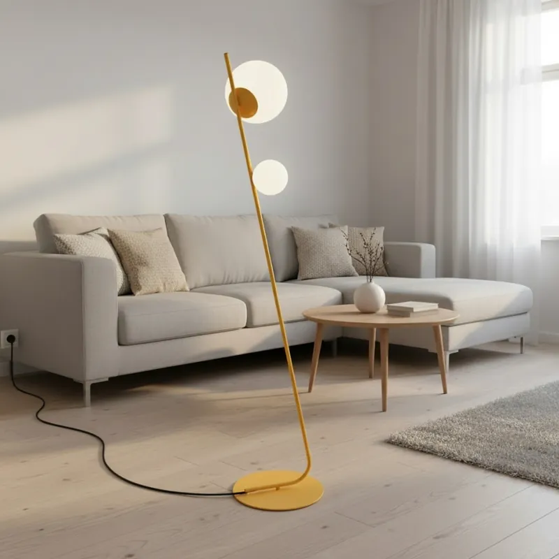 Akční Cena Stojací lampa TATU 2xG9/8W/230V oranžová