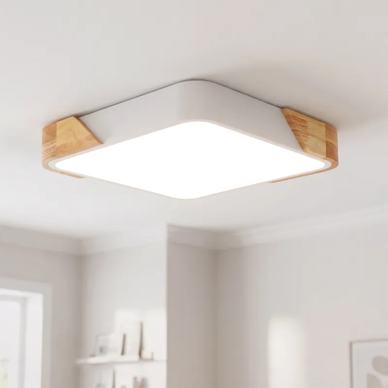 Vysoce Kvalitní Brilagi - LED Stropní svítidlo PILANA LED/24W/230V dub/bílá 32x32 cm