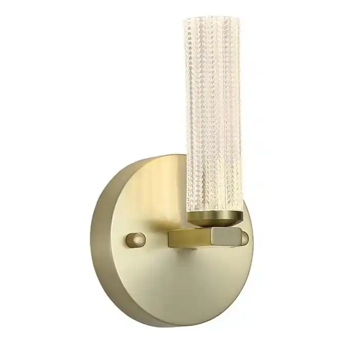 Akce Searchlight - LED Stmívatelné koupelnové nástěnné svítidlo ABERDEEN LED/7W/230V IP44 mosaz