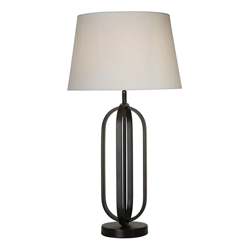 Zlevněný Searchlight - Stolní lampa CHIC 1xE27/60W/230V bílá