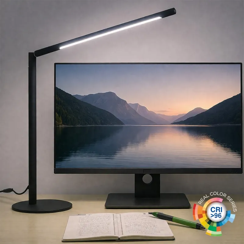 Brilagi - LED Stmívatelná dotyková stolní lampa VARIO LED/7W/230V 3000-6500K CRI 96 černá Finální Výprodej
