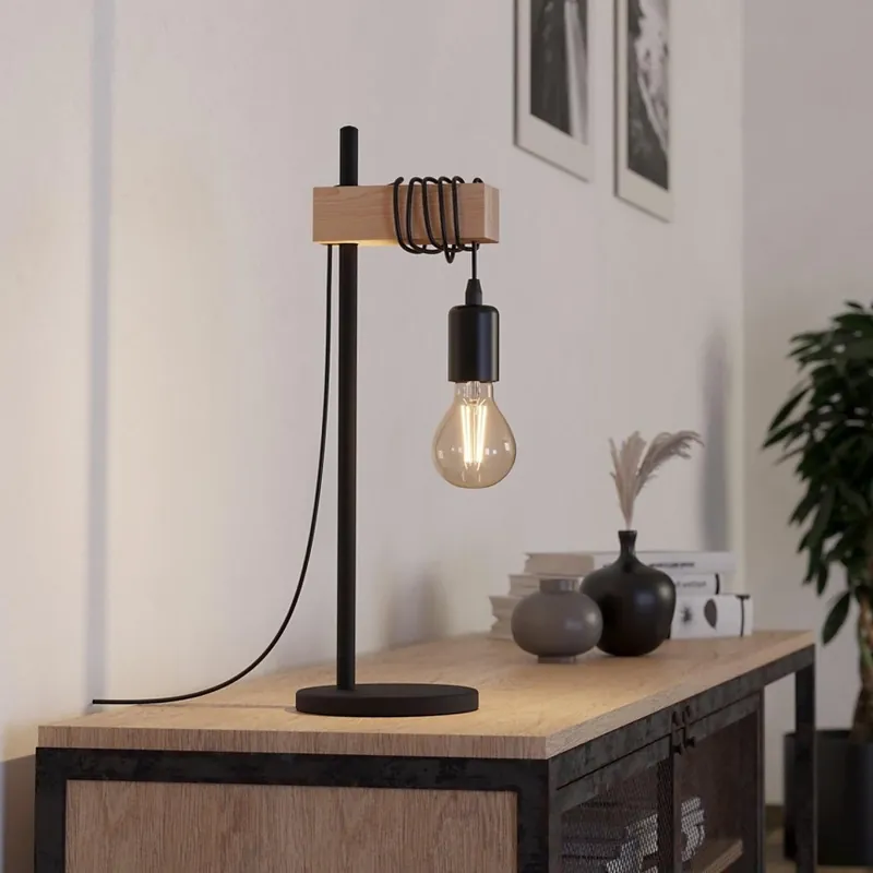 Eglo 55249 - Stolní lampa TOWNSHEND 1xE27/10W/230V Akční Nabídka