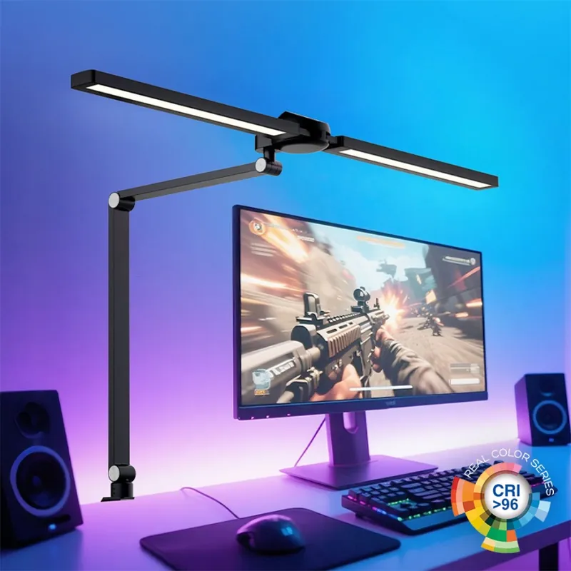 Must-Have Brilagi - LED RGB Stmívatelná dotyková stolní lampa s klipem VARIO LED/18W/230V 3000-6500K CRI 96