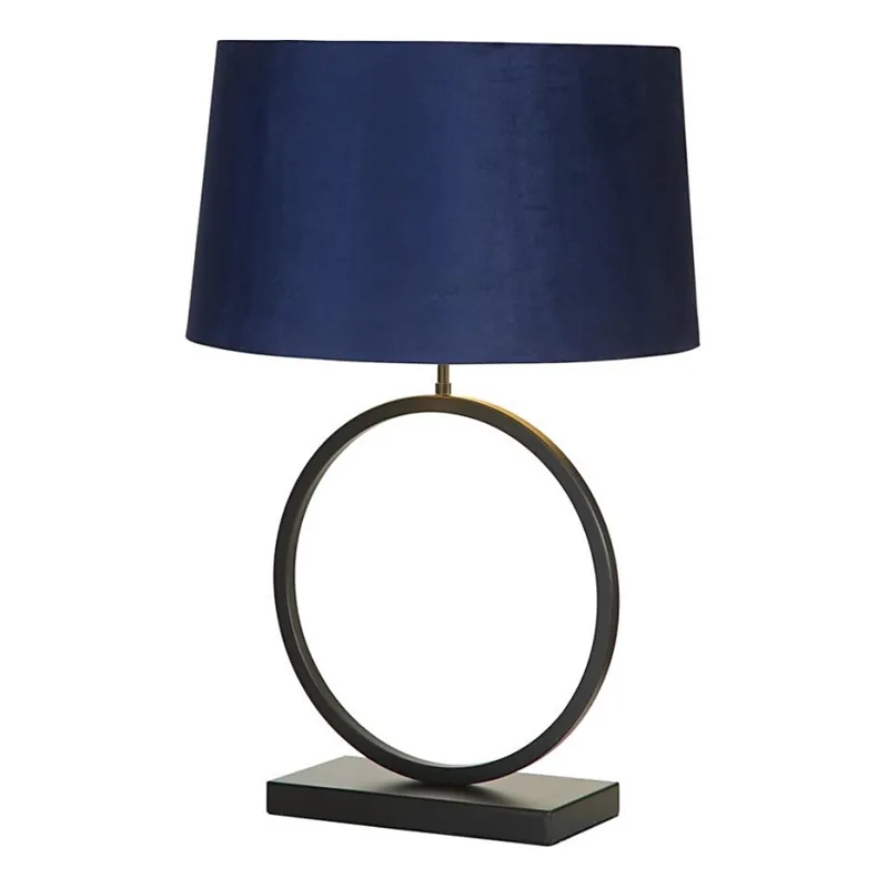 Akční Cena Searchlight - Stolní lampa ELEGANT 1xE27/60W/230V modrá