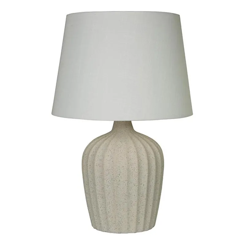 Nová Kolekce Searchlight - Stolní lampa PADSTOW 1xE27/60W/230V béžová