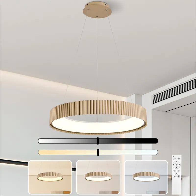 Nakupujte Hned Brilagi - LED Stmívatelný lustr na lanku FALCON MODERN LED/54W/230V 3000-6500K pr. 60 cm béžová + dálkové ovládání