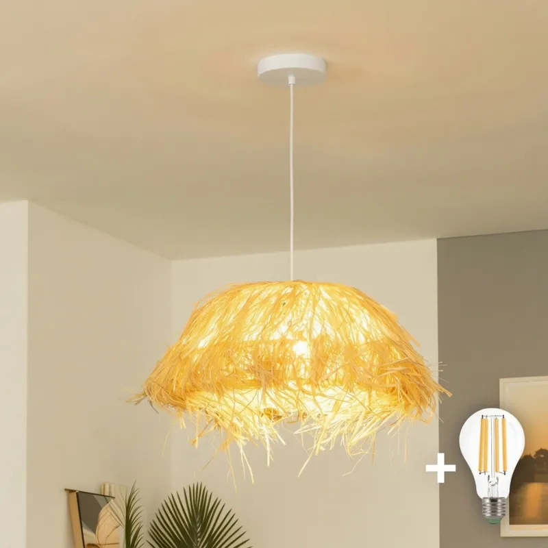 Brilagi - LED Lustr na lanku CERIA BOHO 1xE27/40W/230V pr. 40 cm rafie Levný