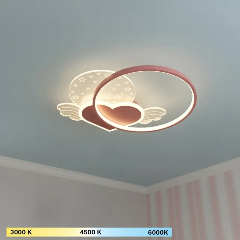 Brilagi - LED Dětské stropní svítidlo LOVE LED/48W/230V 3000/4500/6000K růžová Bezpečná Platba