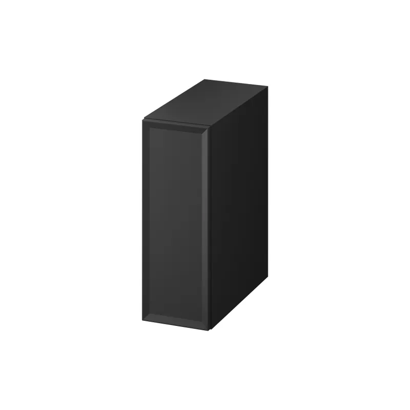 Cersanit S1022-007 - Závěsná koupelnová skříňka MILLE 20x45 cm matná černá Jen Po Omezenou Doba
