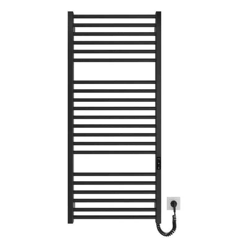 Akce Koupelnový žebříkový radiátor HF DERBY 255W/230V 117x53 cm černá