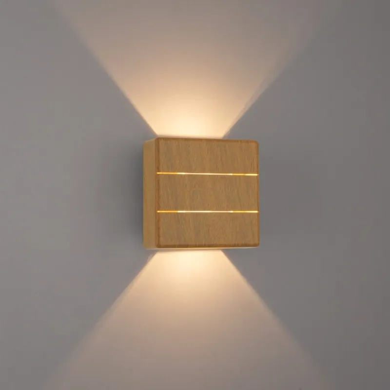 LED Venkovní nástěnné svítidlo LUXLINE LED/6W/230V 3000K IP54 dub Cenový Hit