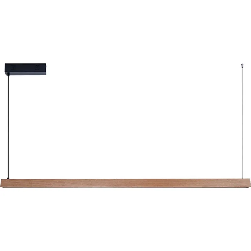 Speciální Cena Immax NEO 07304L - LED Stmívatelný lustr na lanku MADEIRA LED/33W/230V Wi-Fi Tuya 152 cm dub + dálkové ovládání