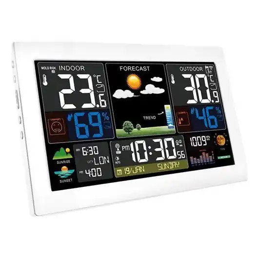 Meteostanice s barevným LCD displejem 5V/2xAA + 2xAA Nejprodávanější