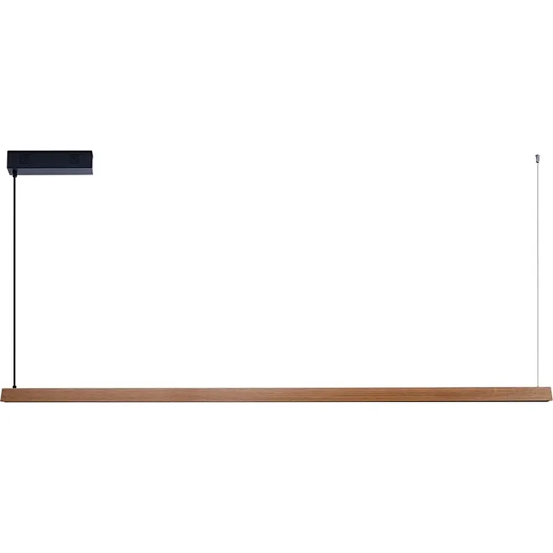 Immax NEO 07305L - LED Stmívatelný lustr na lanku MADEIRA LED/44W/230V Wi-Fi Tuya 202 cm dub + dálkové ovládání Přímo Od Výrobce