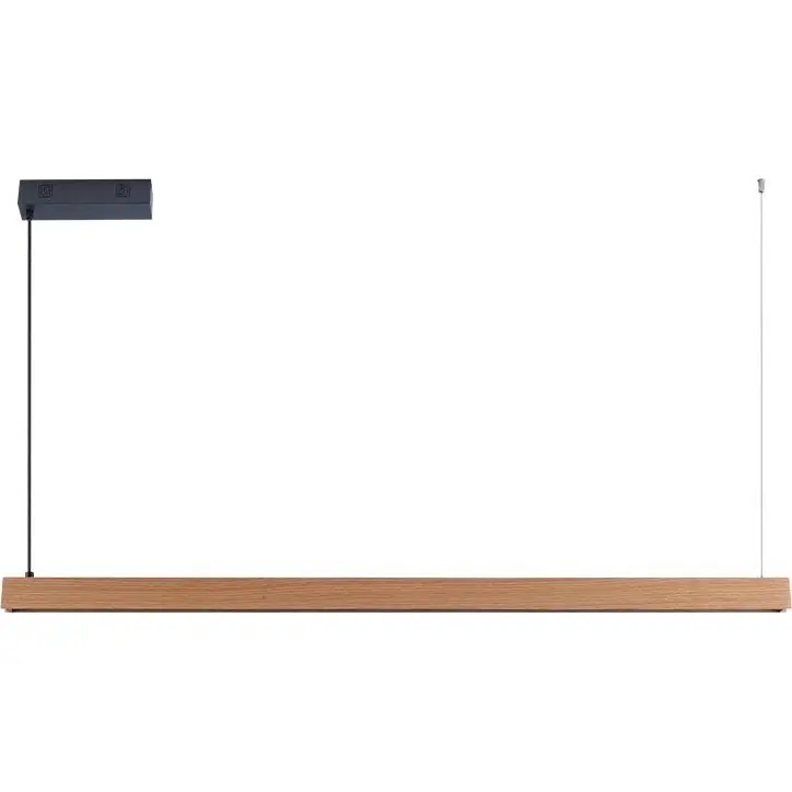 Ověřený Immax NEO 07303L - LED Stmívatelný lustr na lanku MADEIRA LED/26W/230V Wi-Fi Tuya 122 cm dub + dálkové ovládání