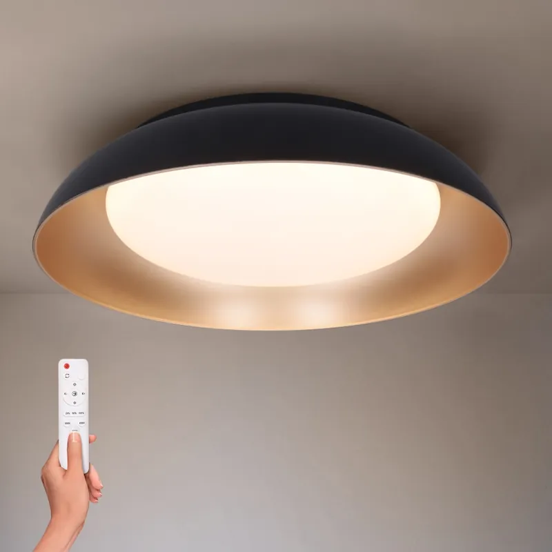 Kup Teď Brilagi - LED Stmívatelné stropní svítidlo ALVA LED/48W/230V 3000-6500K pr. 51 cm černá + dálkové ovládání