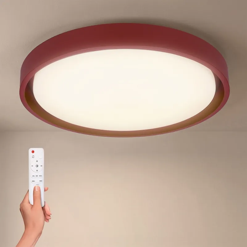 Nakupujte Hned Brilagi - LED Stmívatelné stropní svítidlo MATTEO LED/48W/230V 3000-6500K pr. 41 cm červená + dálkové ovládání