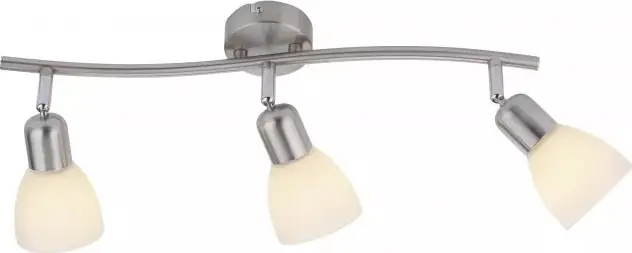 Oblíbený JUST LIGHT. 11953-55 - Bodové svítidlo KARO 3xE14/40W/230V matný chrom