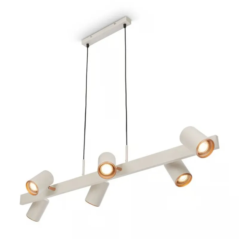 Briloner 4058064 - Lustr na lanku ERA 6xGU10/10W/230V krémová Poslední Šance