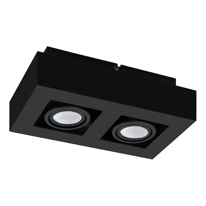 Eglo 31063 - LED Bodové svítidlo MENDOZA 2xLED/4,7W/230V 3000K černá Značkový