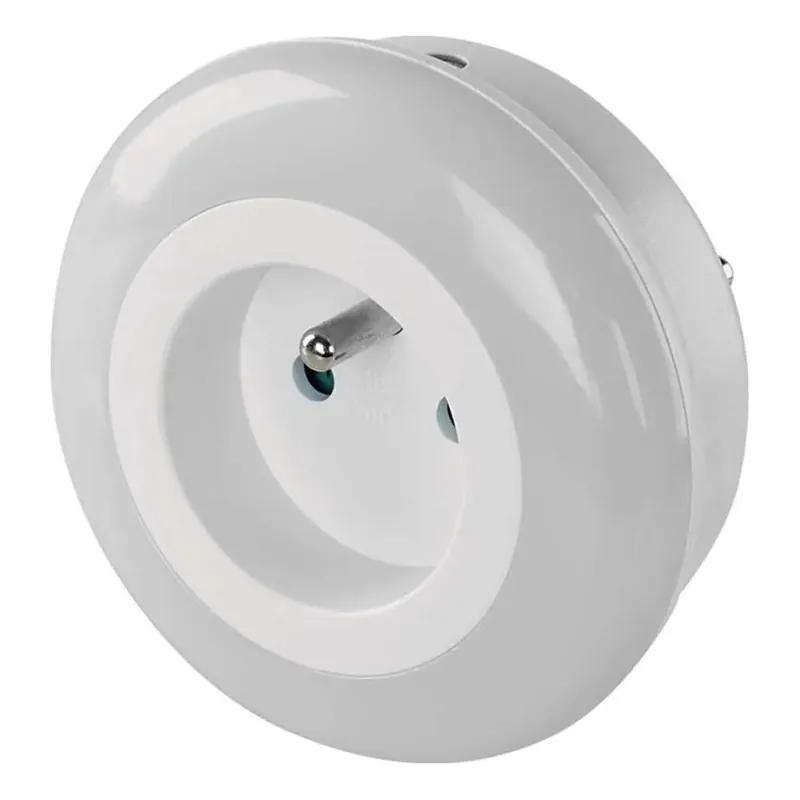 Akční Cena LED Noční světlo se senzorem a zásuvkou LED/0,3W/230V