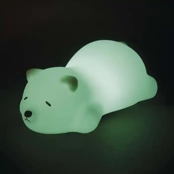 Levný LED RGB Nabíjecí dotykové noční světlo LED/3,7V 1200 mAh medvěd