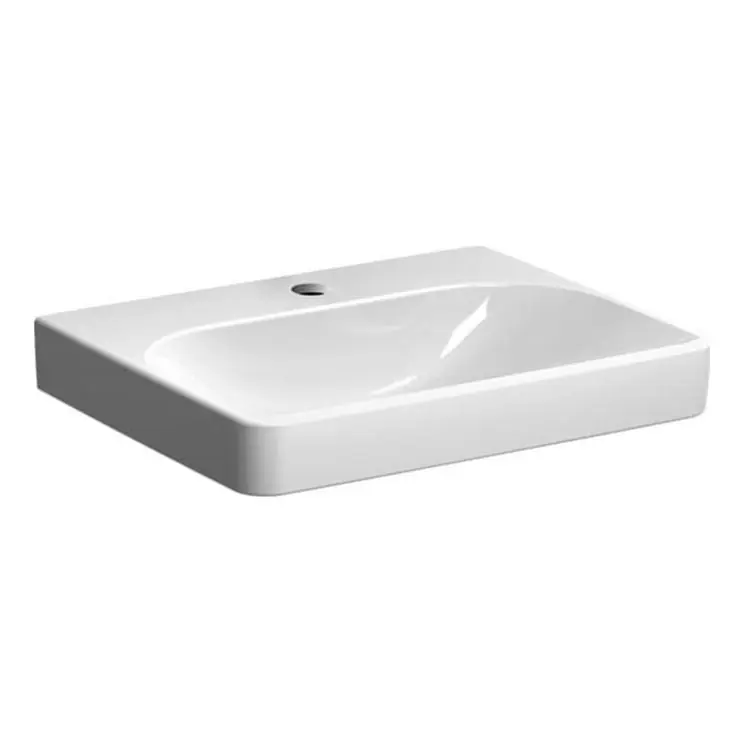 Časově Omezené Geberit 501.732.00.1 - Závěsné umyvadlo Smyle Square 60x48 cm keramika/bílá