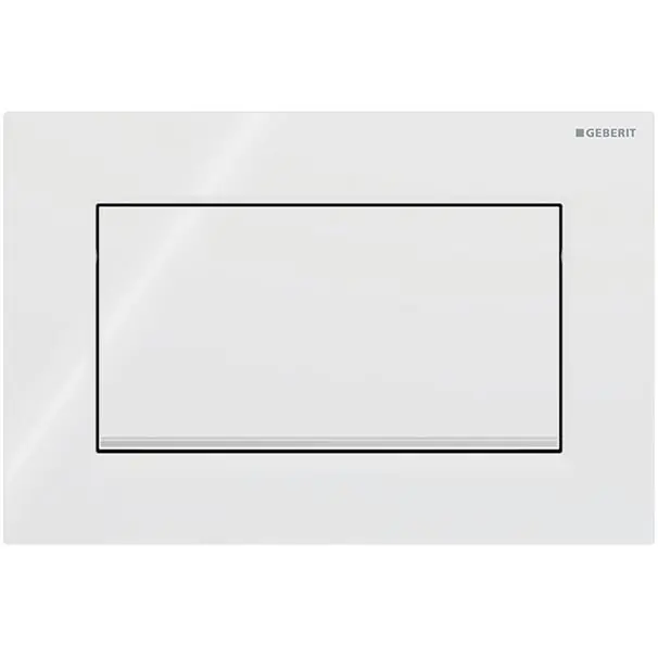 Jen Po Omezenou Doba Geberit 115.893.KJ.1 - Splachovací tlačítko Sigma30 24,6x16,4 cm bílá/lesklý chrom