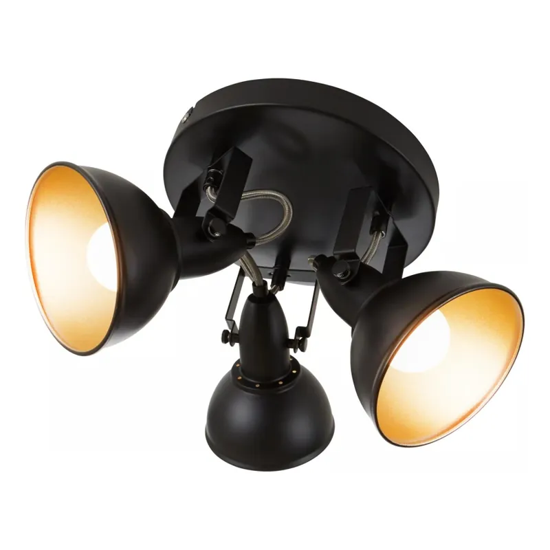 Bodové svítidlo 3xE14/40W/230V černá Akční Cena