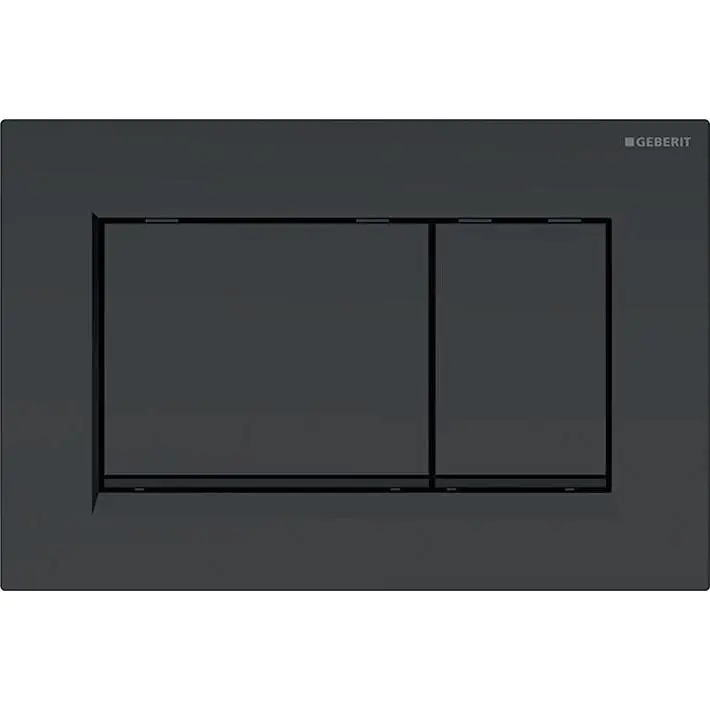 Geberit 115.883.16.1 - Splachovací tlačítko Sigma30 24,6x16,4 cm matná černá Odeslání Ihned