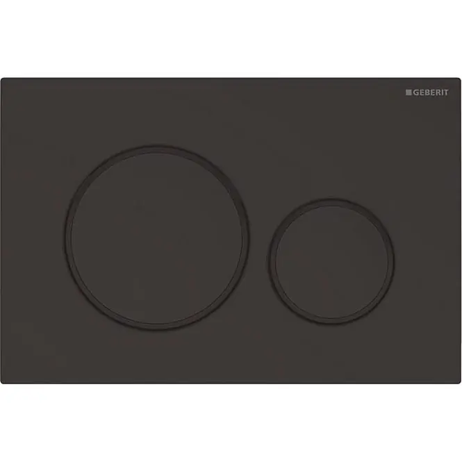 Pouze Dnes Geberit 115.882.16.1 - Splachovací tlačítko Sigma20 24,6x16,4 cm matná černá