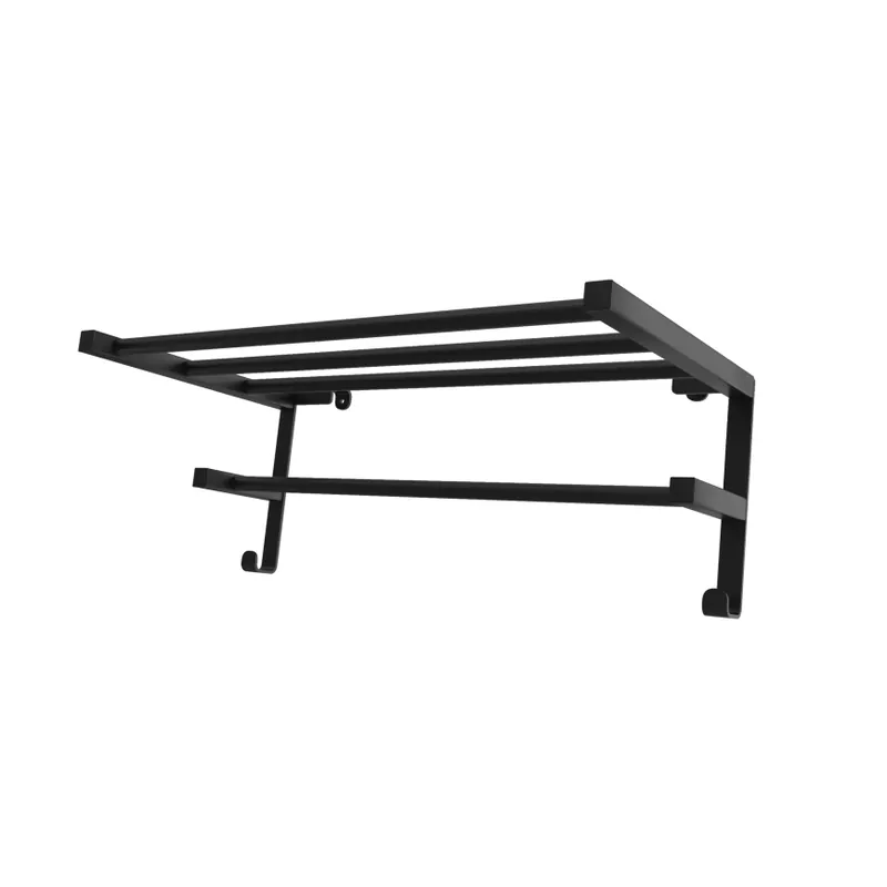Sušák ručníků na koupelnový radiátor HF SHEFFIELD 52x28,4 cm černá Přímo Od Výrobce