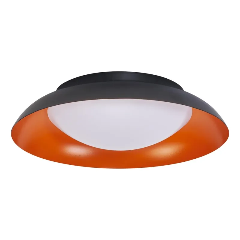 Osram - LED Stmívatelné stropní svítidlo ORBIS PLATE LED/19W/230V pr. 31 cm oranžová/černá Akce