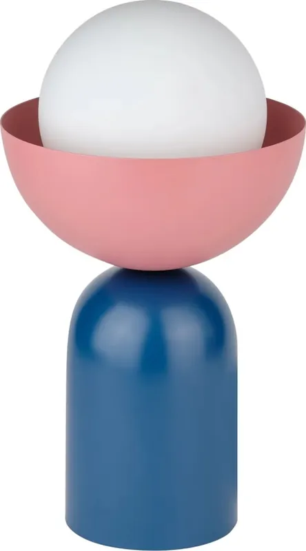 Osram - Stolní lampa DECOR BOWL 1xE14/25W/230V modrá/růžová Kup Teď