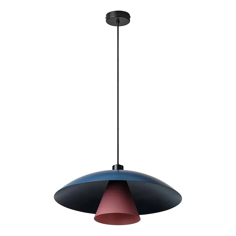 Rychlé Dodání Osram - Lustr na lanku DECOR FLYING MUSHROOM 1xE27/25W/230V pr. 50 cm modrá