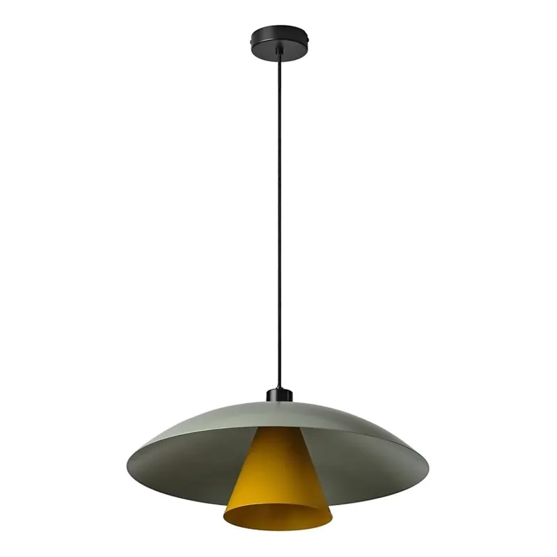 Osram - Lustr na lanku DECOR FLYING MUSHROOM 1xE27/25W/230V pr. 50 cm zelená Poslední Šance
