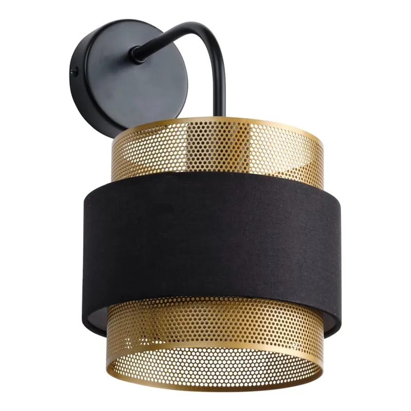 Aktuální Osram - Nástěnná lampa DECOR HORNET 1xE27/10W/230V černá/zlatá