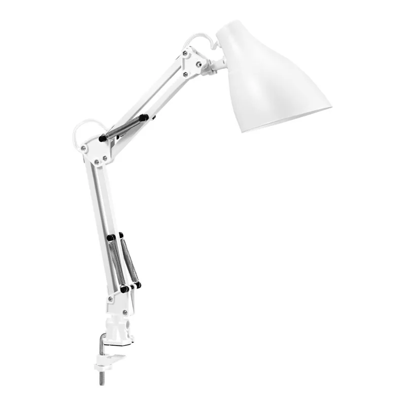 Přímo Od Výrobce Osram - Stolní lampa s klipem DESK LINE 1xE27/11W/230V bílá