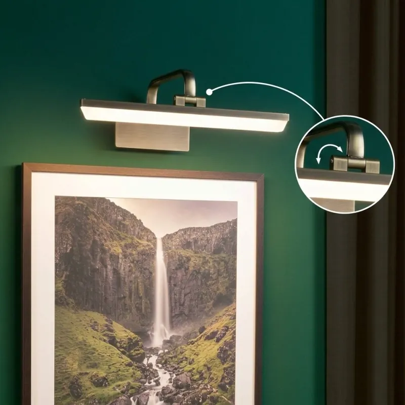 Ihned K Objednání Paulmann 95569 - LED/9,5W Obrazové svítidlo RENAN 230V 40 cm mosaz