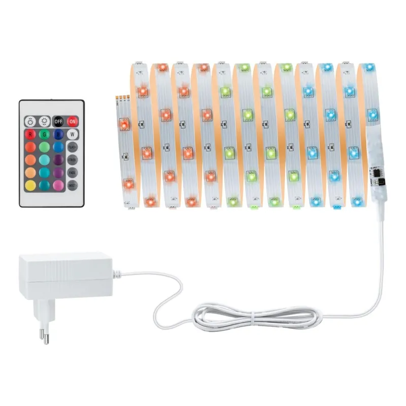 Paulmann 3988 - LED RGBW/13W Stmívatelný pásek TIP 5 m 230V + dálkové ovládání Cenově Výhodný