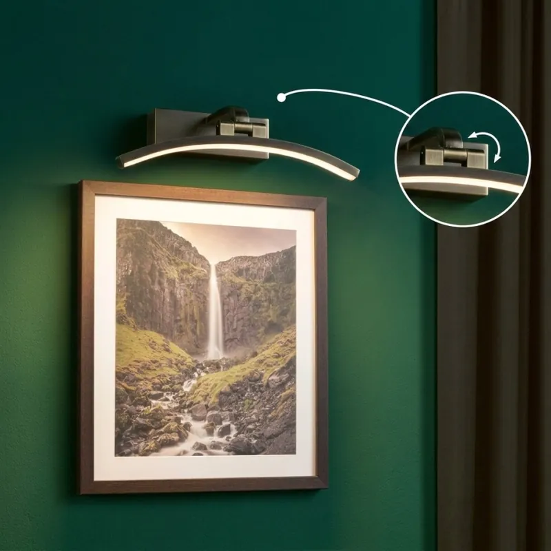 Horká Nabídka Paulmann 95559 - LED/6W Obrazové svítidlo BENTO 230V 30 cm mosaz