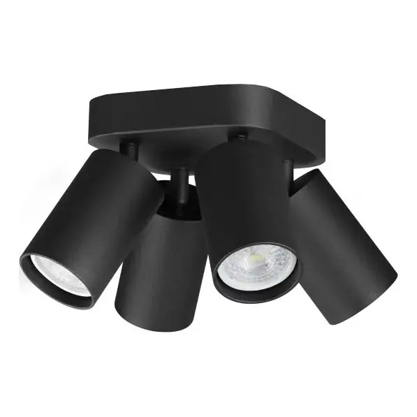 Ideal Lux - LED Bodové svítidlo DYNAMITE 4xGU10/7W/230V CRI 90 černá Omezená Nabídka