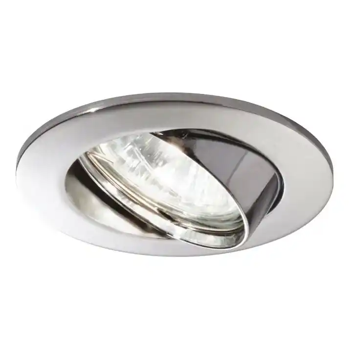 Nová Kolekce Ideal Lux - Podhledové svítidlo SWING 1xGU10/28W/230V pr. 8,2 cm lesklý chrom