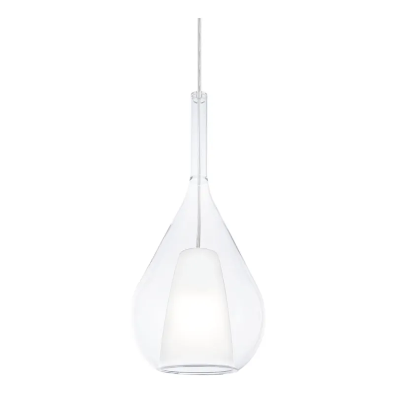 Ideal Lux - Lustr na lanku KALIQUE 1xE27/42W/230V pr. 18 cm čirá Ověřený