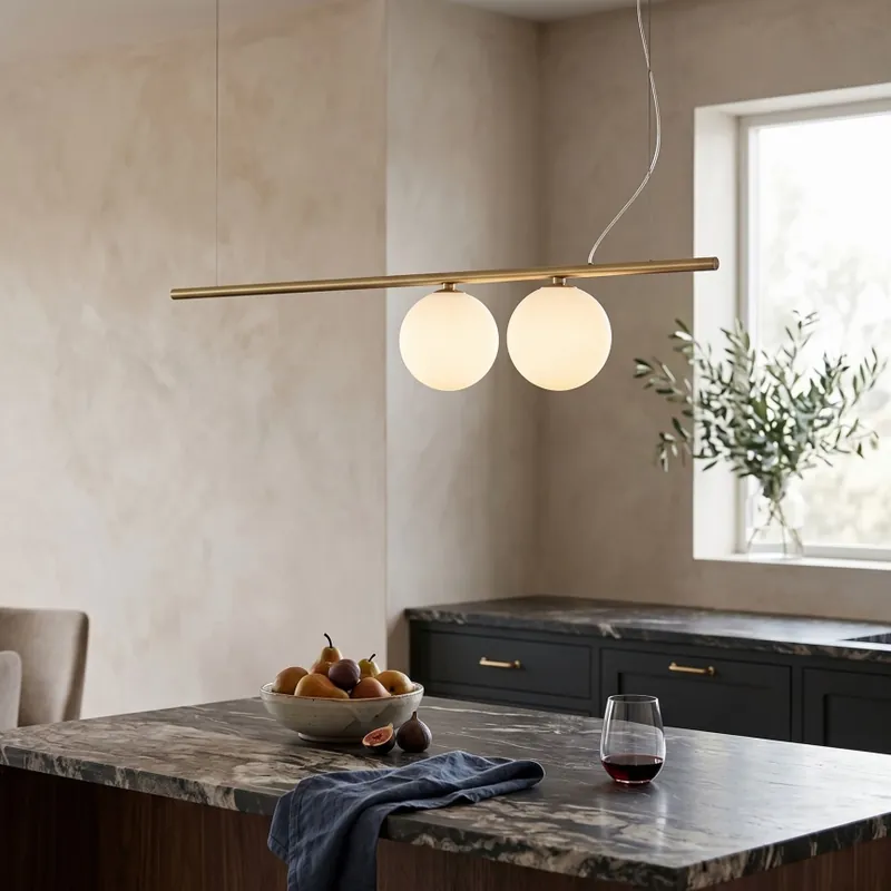 Víkendová Akce Ideal Lux - LED Lustr na lanku PERLINE 2xG9/3W/230V zlatá