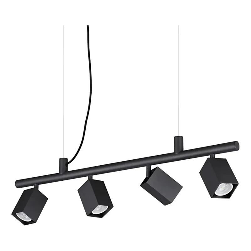 Finální Výprodej Ideal Lux - LED Lustr na lanku DYNAMITE 4xGU10/7W/230V CRI 90 černá