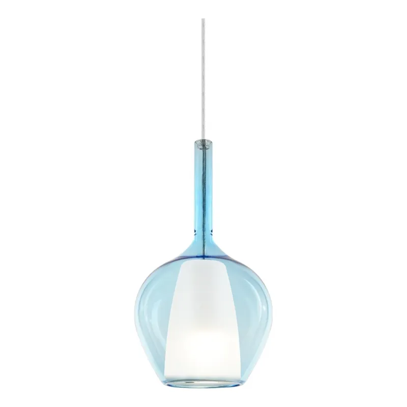 Ideal Lux - Lustr na lanku KALIQUE 1xE27/42W/230V pr. 18 cm kouřová modrá Ihned K Objednání