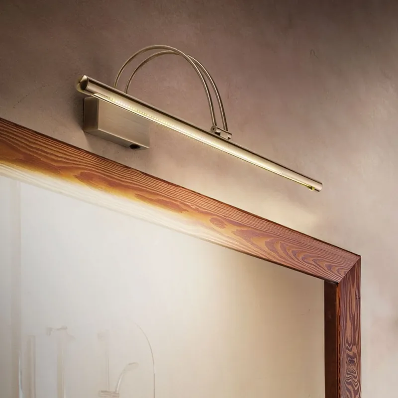 Akční Cena Ideal Lux - LED Obrazové svítidlo BOW LED/8W/230V 76 cm CRI 90 mosaz