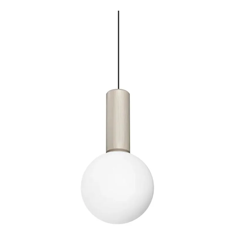Jen Po Omezenou Doba Ideal Lux - LED Lustr na lanku ODEON LED/8W/230V CRI 90 pr. 15 cm béžová/bílá